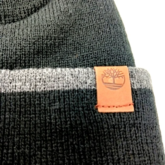 Timberland Unisex Stretch Midweight Knit Cuffed Beanie Hats x 2 Bundle NWT - Picture 6 of 9